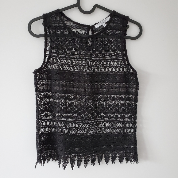 on s'en fout des garçons Other - Sheer black lace tank top